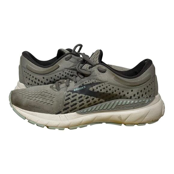 Brooks Adrenaline GTS 21 Gray Running Shoes Women's Size 7.5 Stability Sneakers - Picture 6 of 8